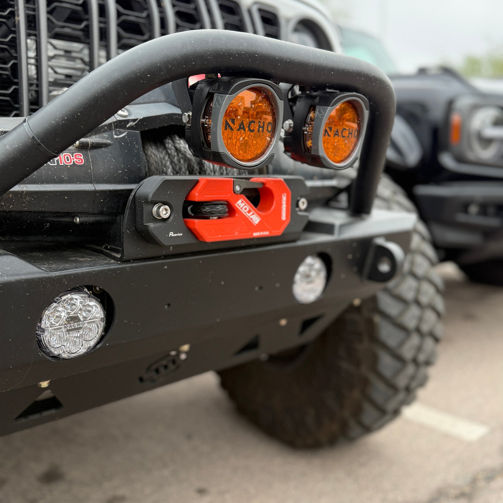 Aluminum Recessed Winch Shackle with Fairlead Kit.(LIFE TIME WARRANTY*) MOJAB OFFROAD