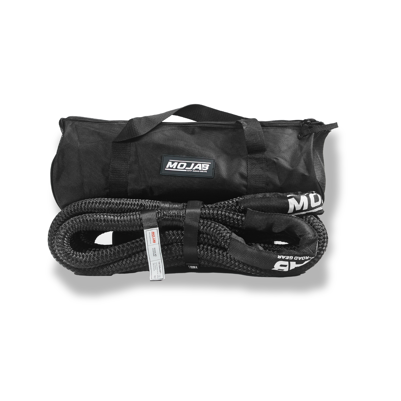 7/8'' x 30' Kinetic rope with storage bag (Lifetime Warranty) MOJAB OFFROAD