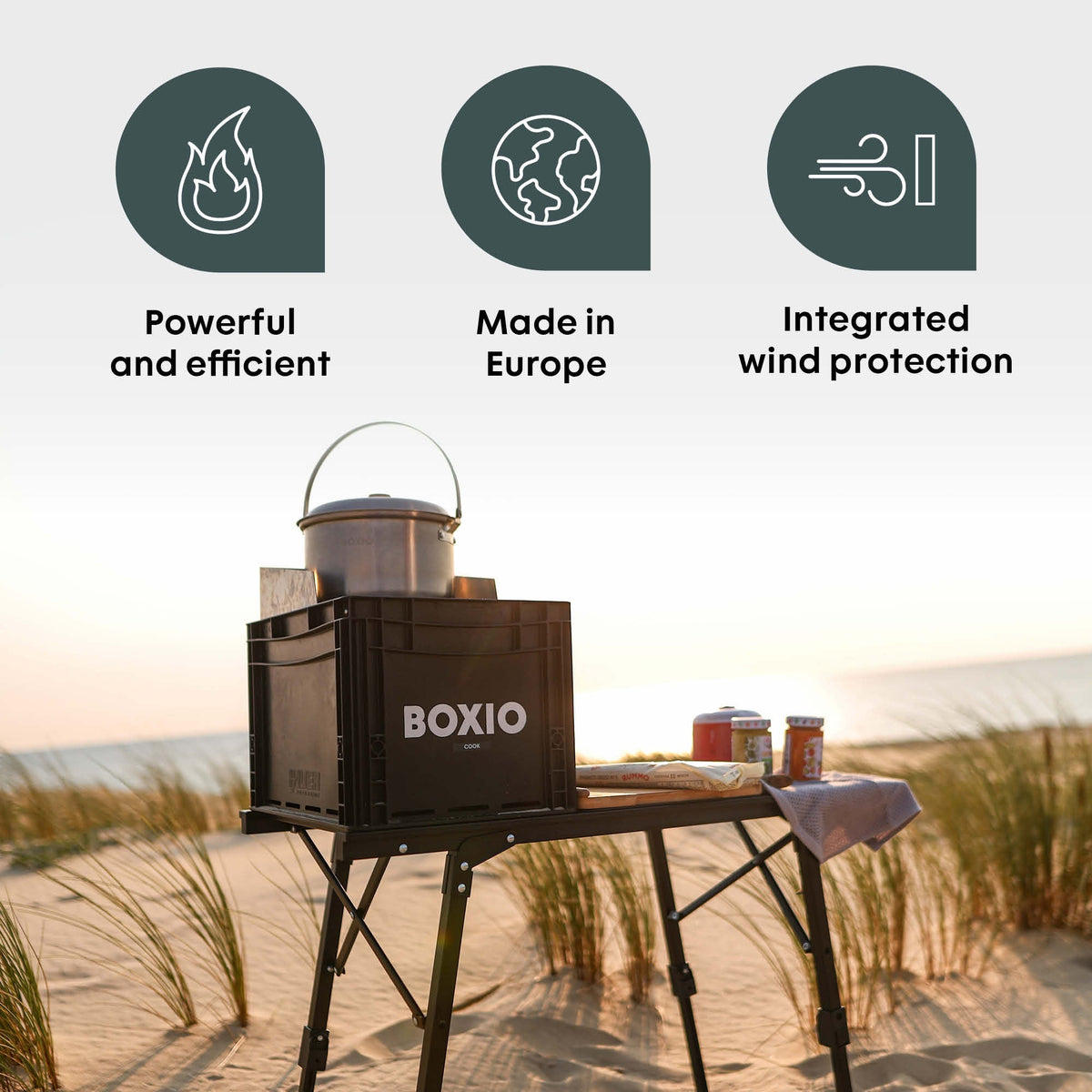 BOXIO COOK I Premium Camp Stove myboxio