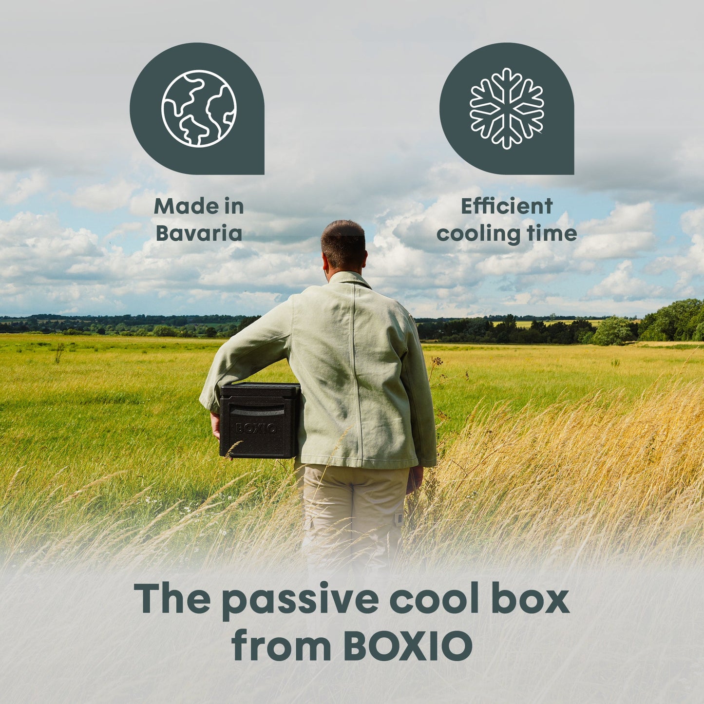 BOXIO COOL PLUS I Passive cooler box with cool packs