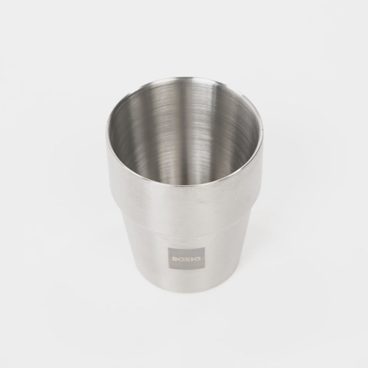 BOXIO CUP I Set of four stackable stainless steel cups myboxio
