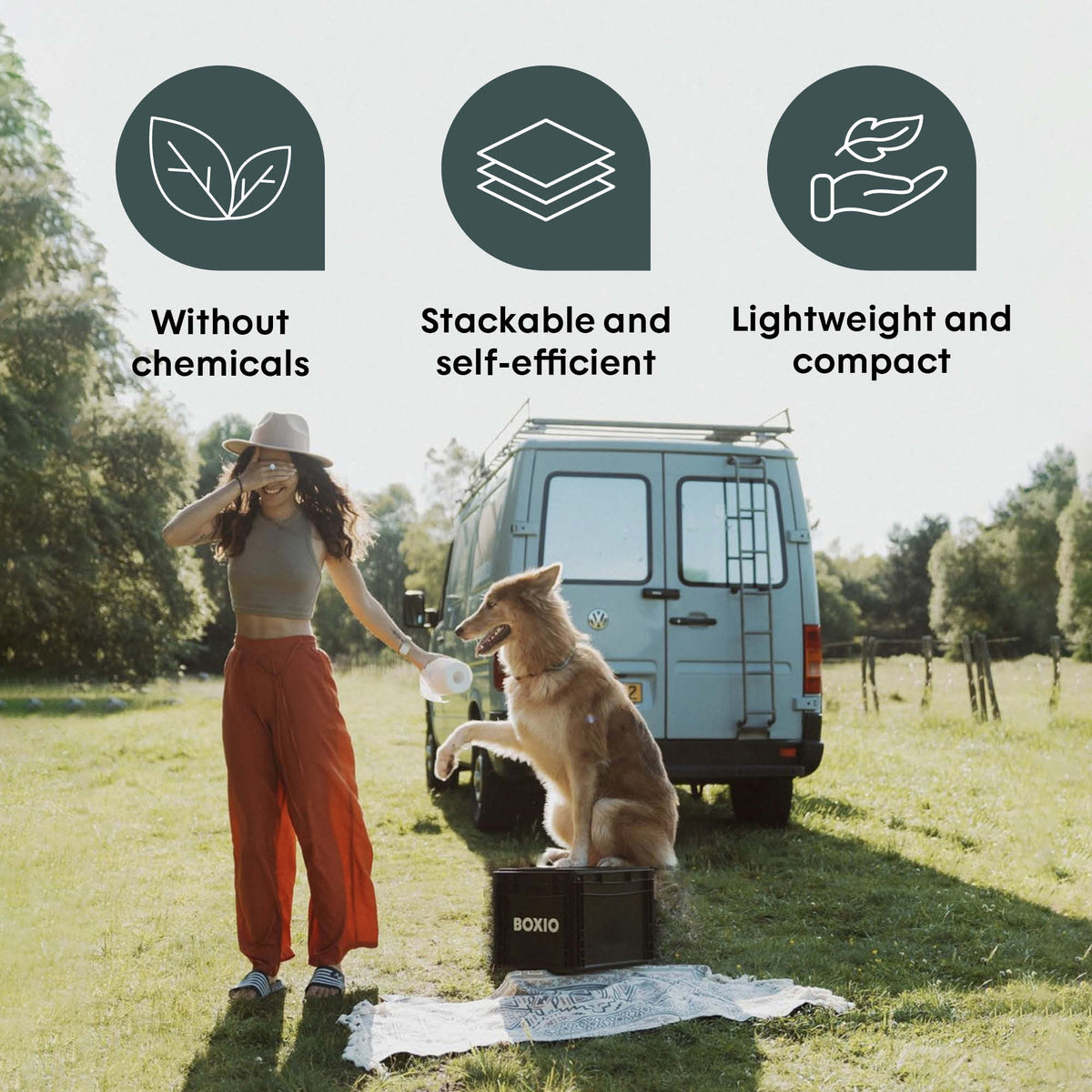 BOXIO TOILET XL | Composting Toilet in Eurobox Format myboxio