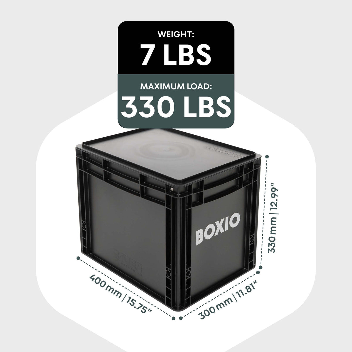 BOXIO TOILET XL | Composting Toilet in Eurobox Format myboxio