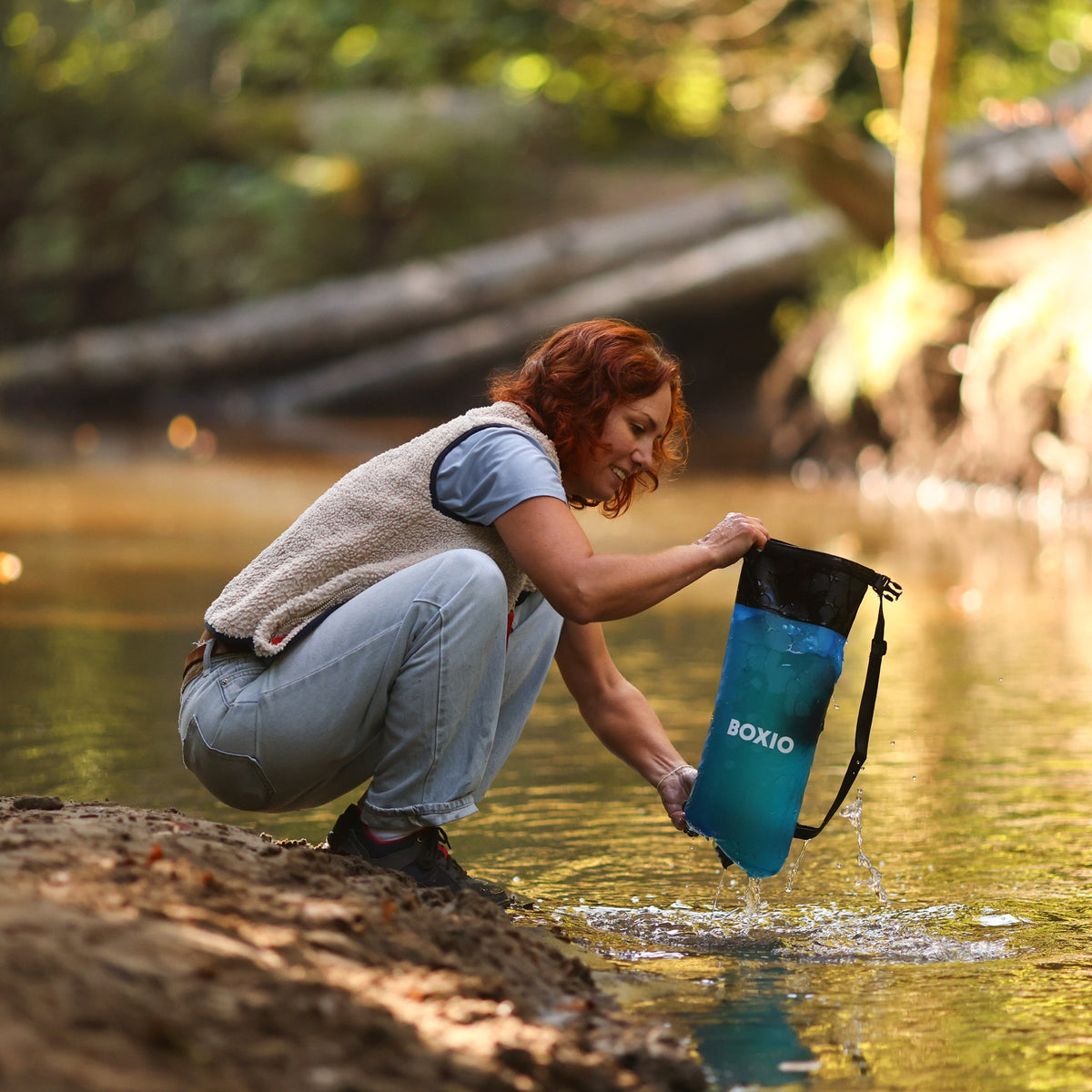 BOXIO WASH MAX + I Camping sink with water filter system myboxio