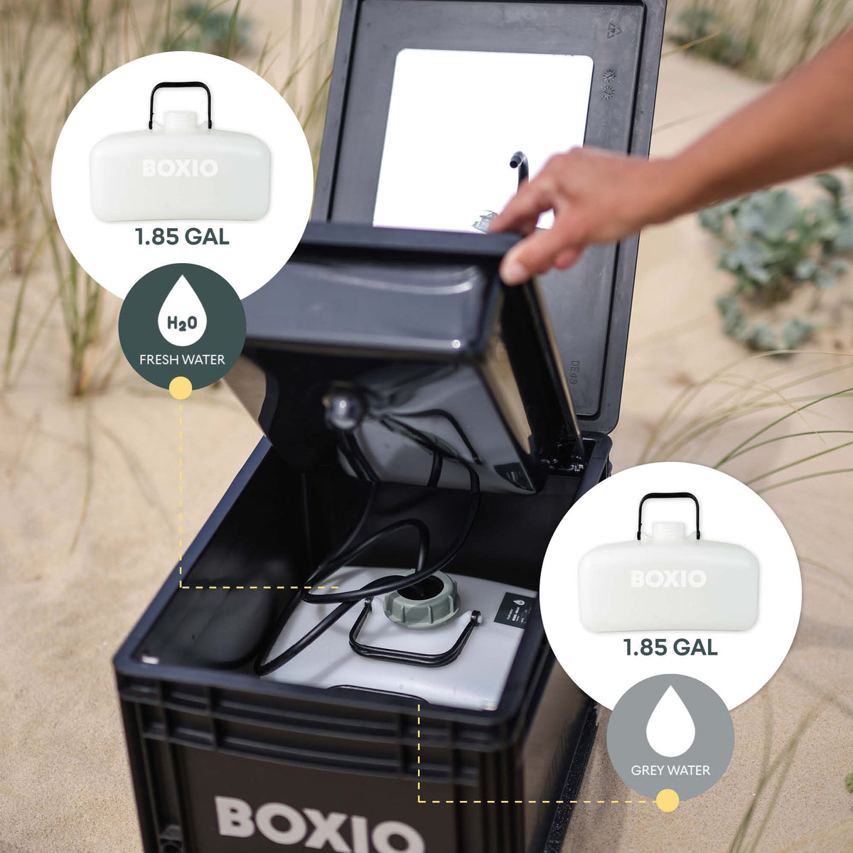 BOXIO WASH XL | Camping Sink myboxio