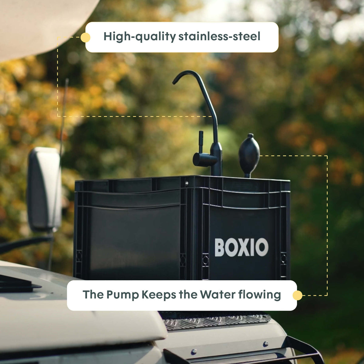 BOXIO WASH XL | Camping Sink myboxio