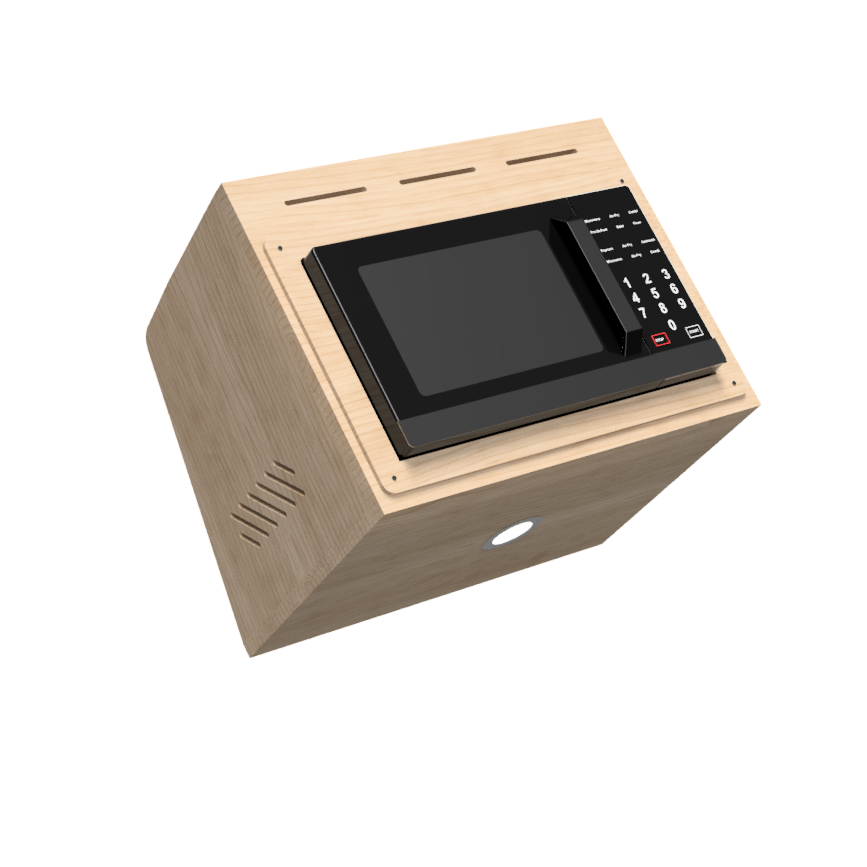 Single Microwave Cabinet for Sprinter, Transit and Promaster Vans