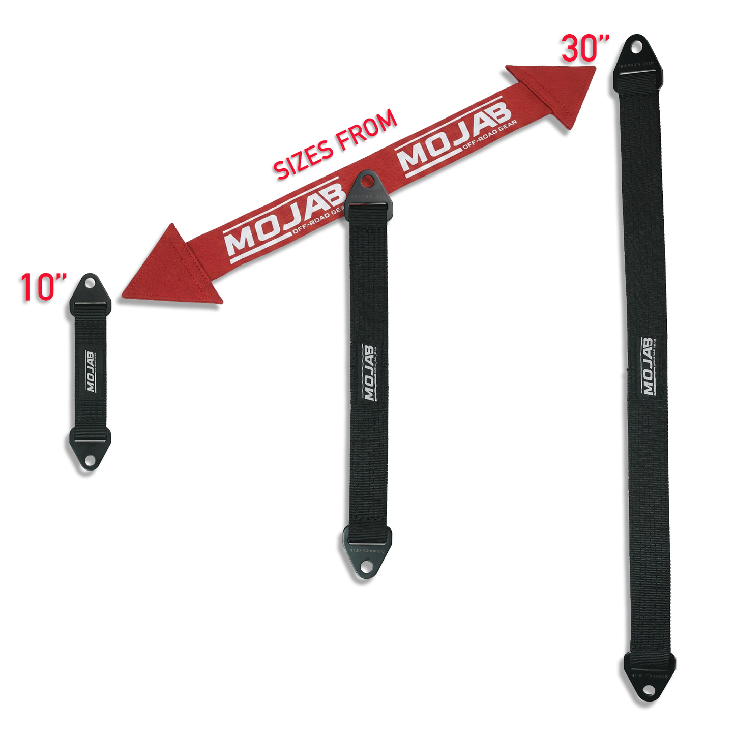 Limit Strap ( From 10'' to 30'') MOJAB OFFROAD
