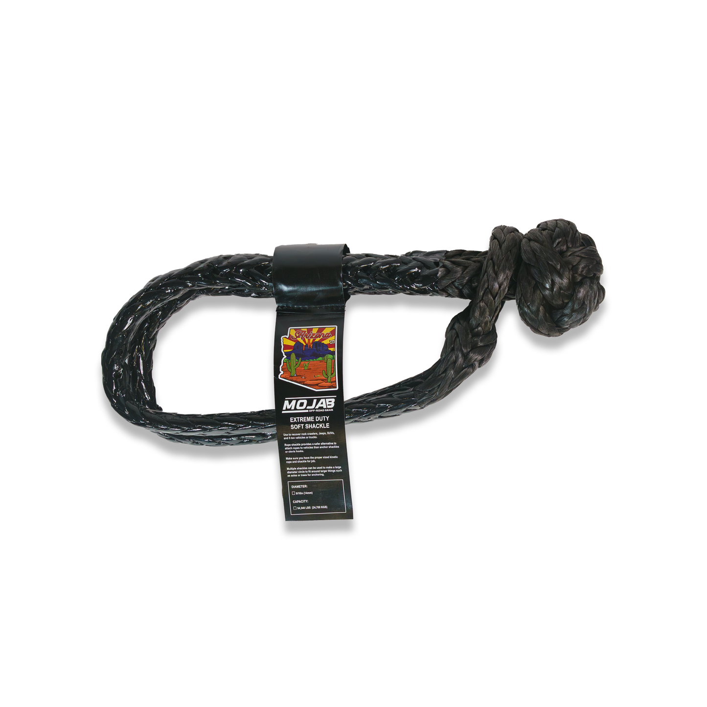 Extreme duty soft shackle 9/16'' x 31.5'' (Lifetime Warranty) MOJAB OFFROAD