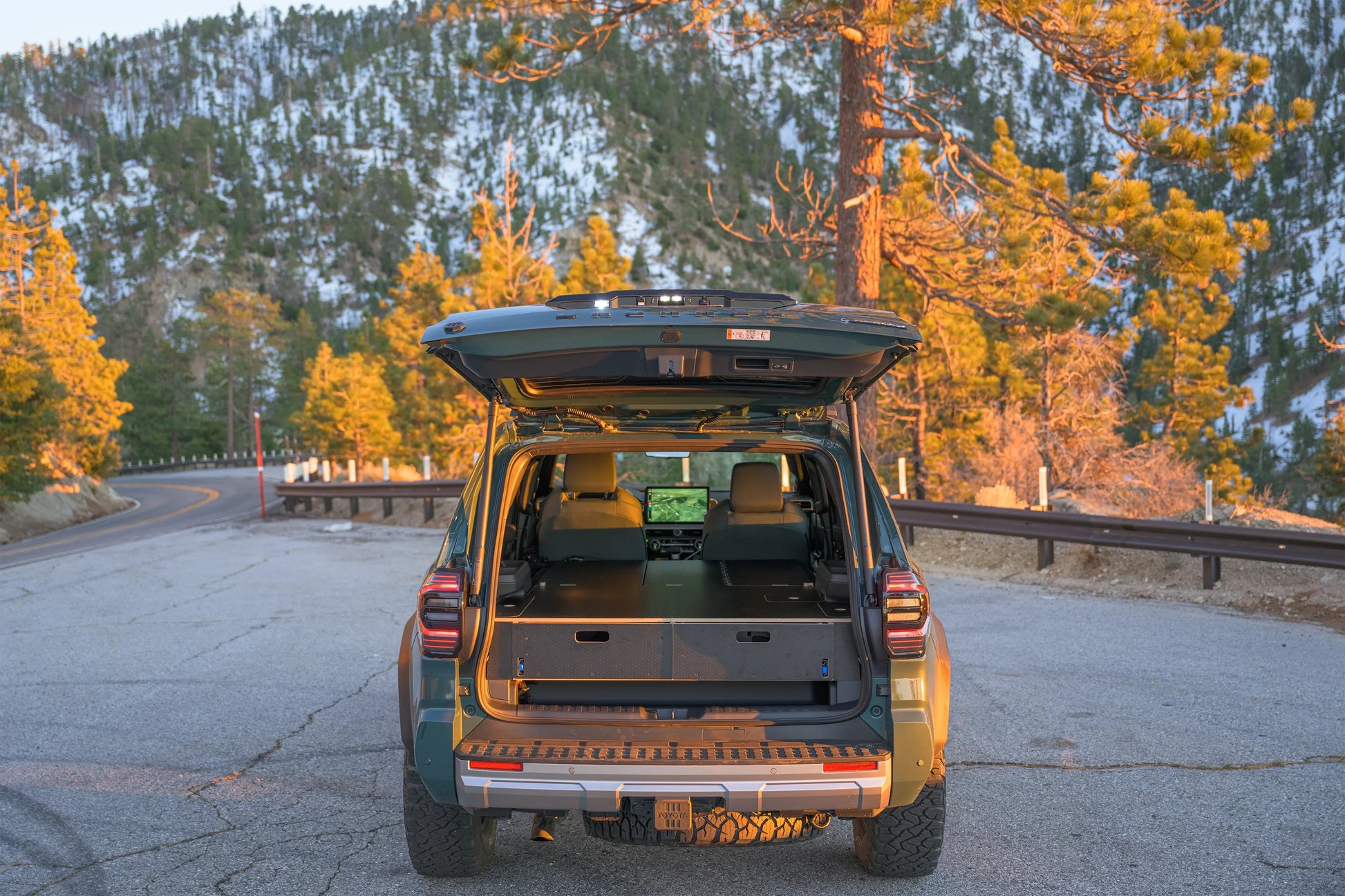 Toyota 4Runner | Dual Drawer Storage System & Bed Platform | 6th Gen (2025+) Solid Wood Worx