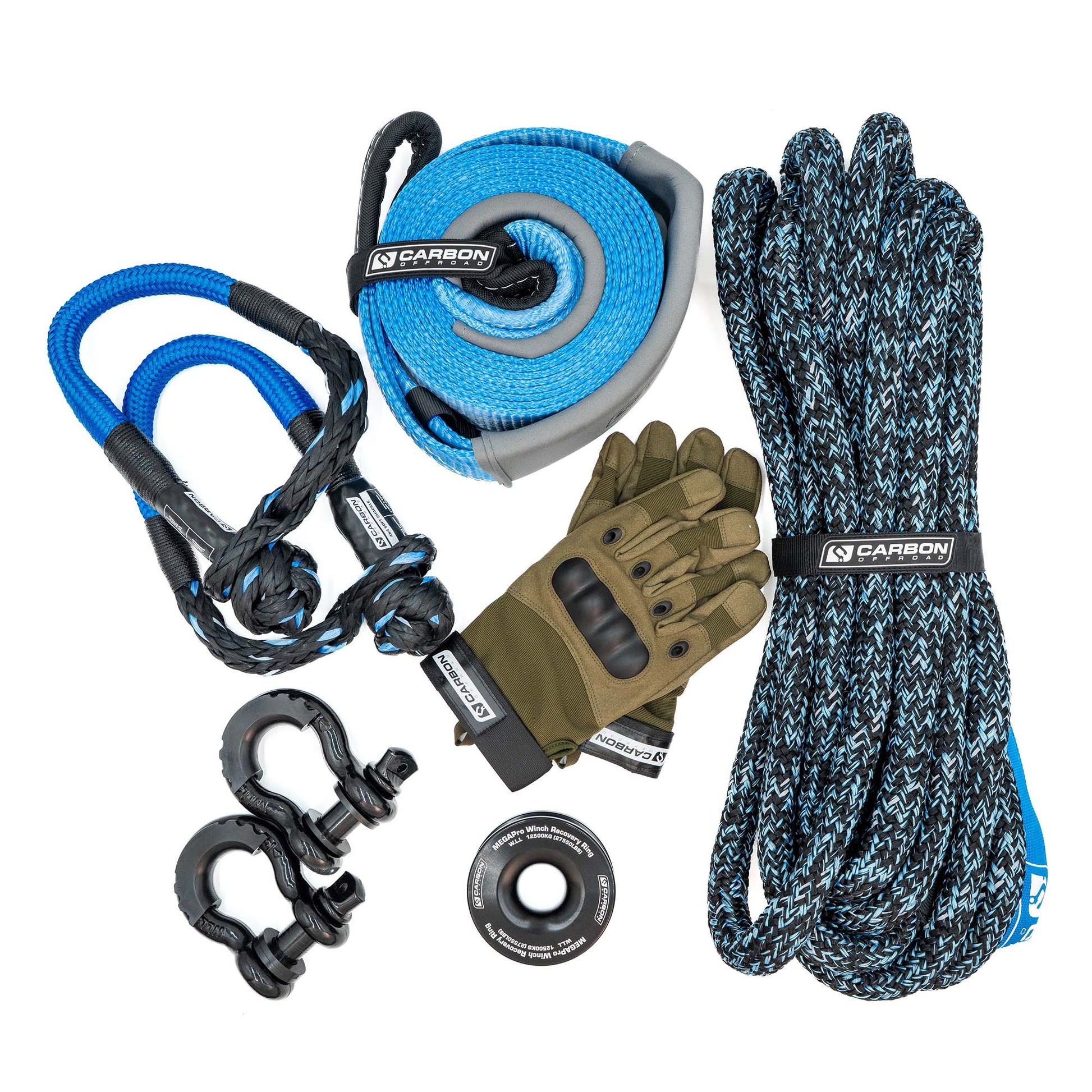 Essential 4x4 Recovery Kit Carbon Offroad USA
