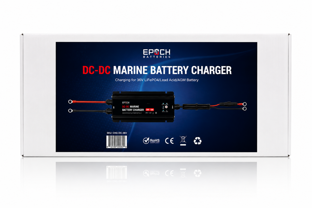 12V to 36V Marine DC-to-DC Charger | Charge on the Run Epoch Batteries