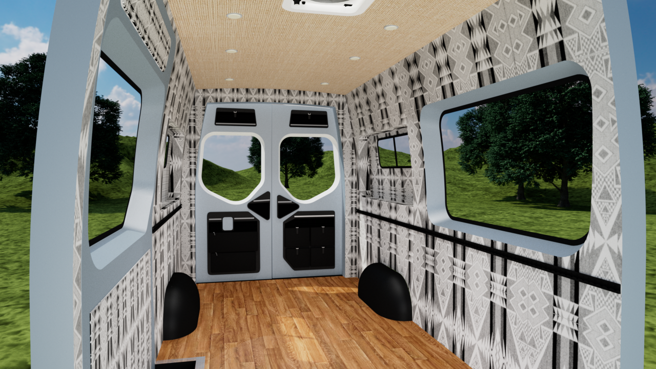 Mercedes Sprinter 144" Low Roof Interior Panel Kit