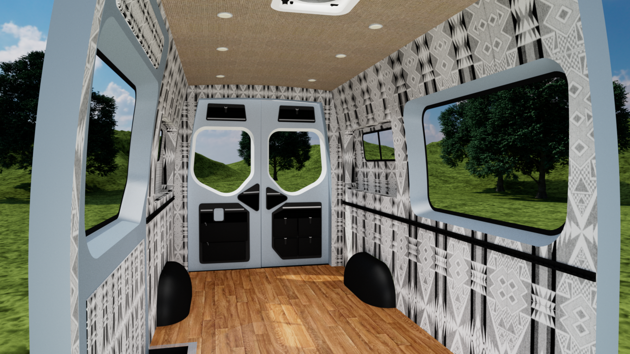 Mercedes Sprinter 144" Low Roof Interior Panel Kit