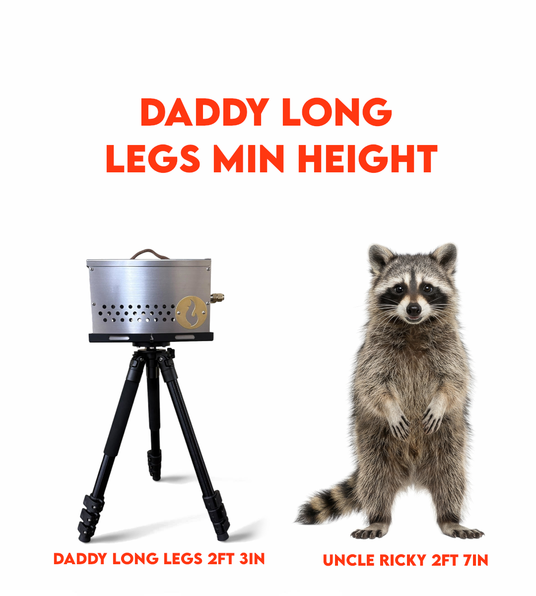 Daddy Long Legs: Cook and Campfire at Waist High! LavaBox Portable Campfire