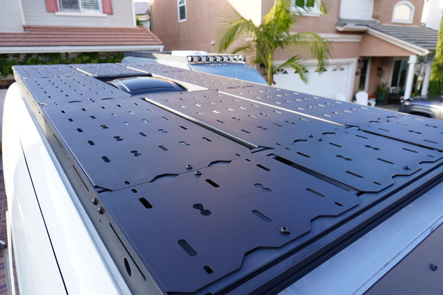 SPRINTER 144" HIGH ROOF STRATA ROOF RACK White Top Adventures