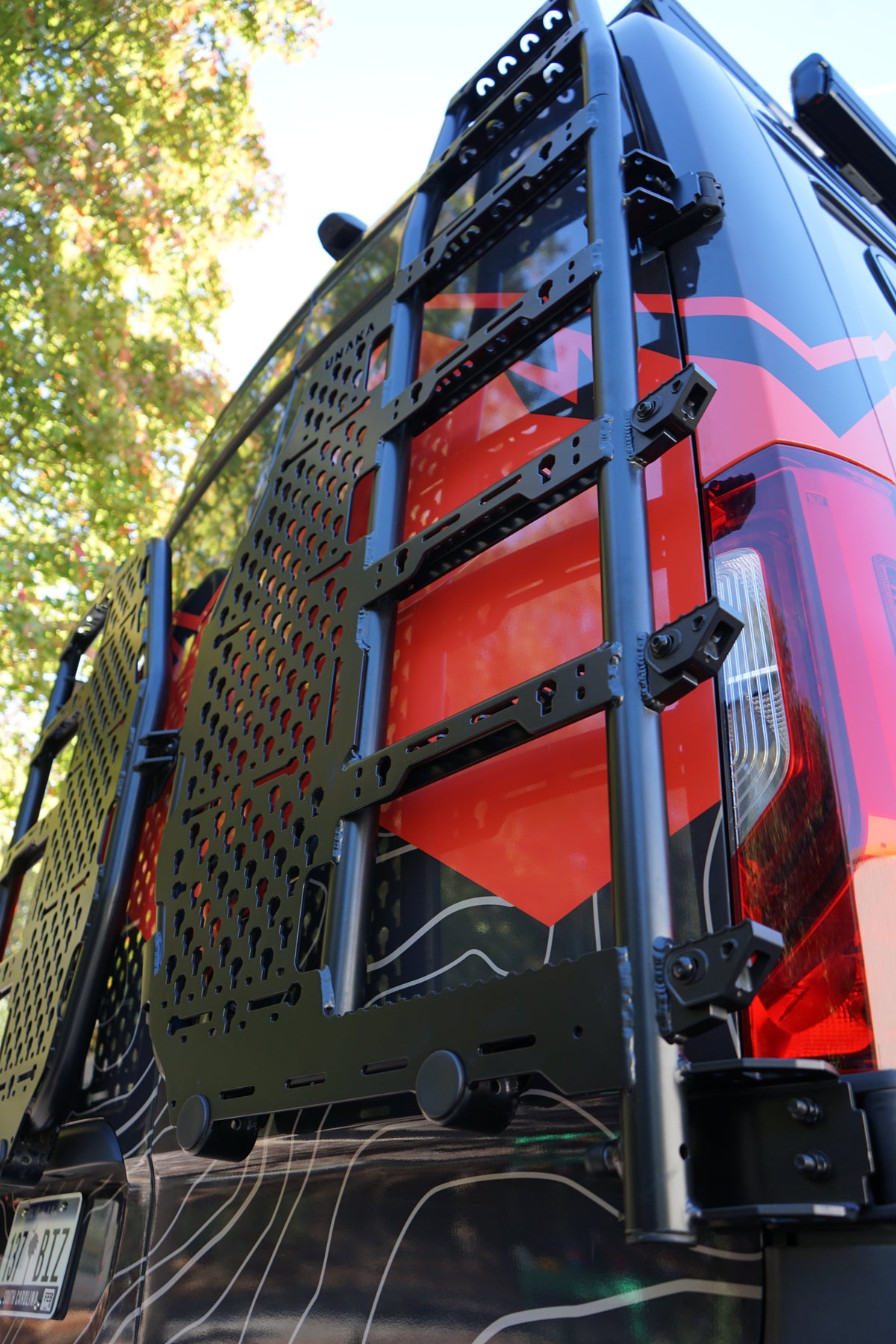 Rear Ladder System - Fold Down Steps Unaka Gear Co.