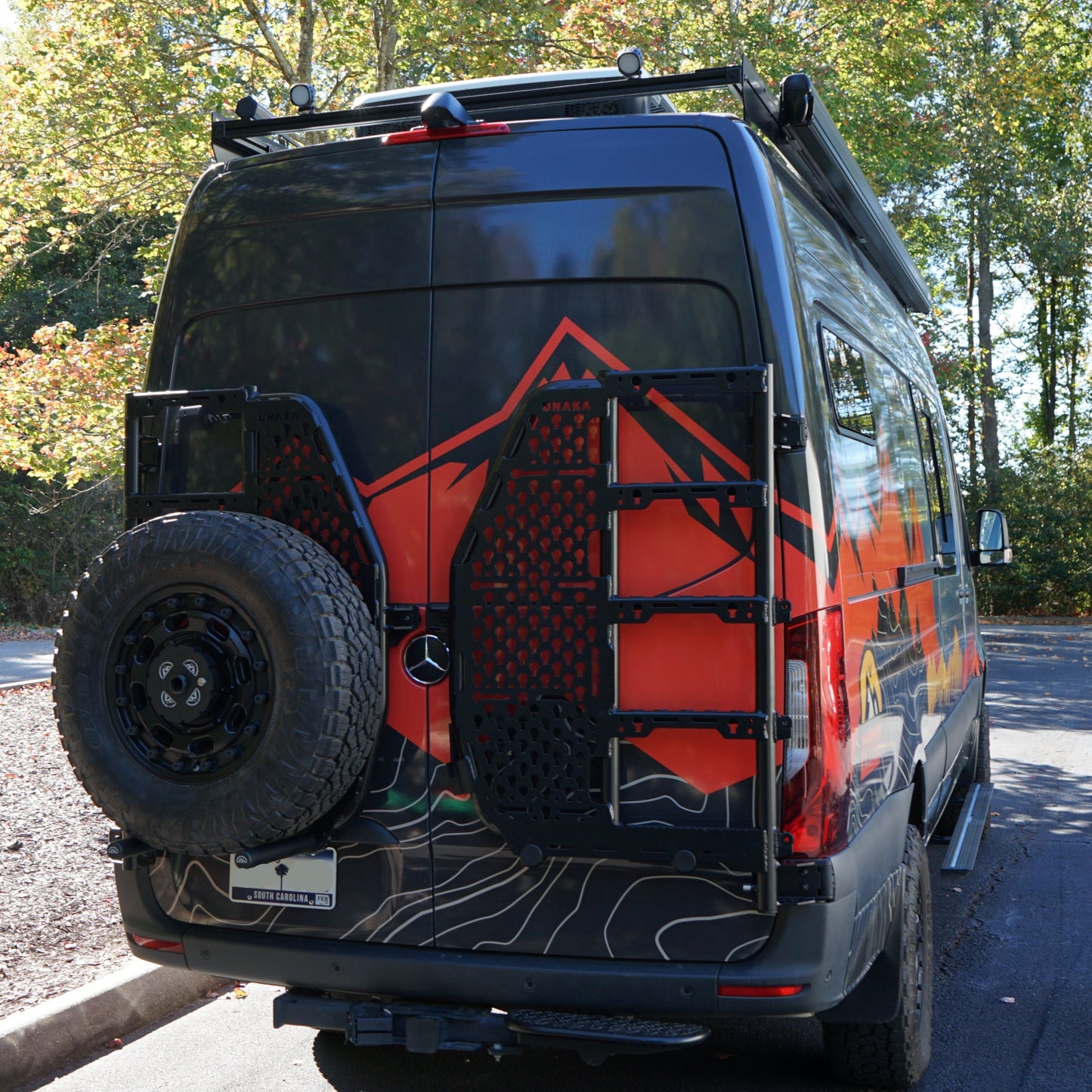Sprinter - Rear Ladder System - Base Kit Unaka Gear Co.