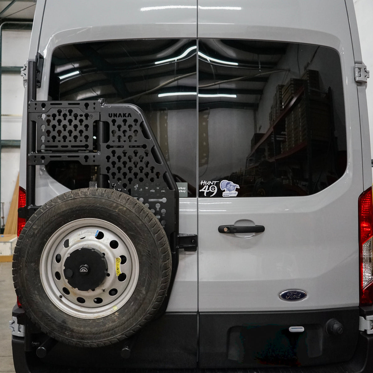 Rear Ladder System - Tire Carrier Unaka Gear Co.