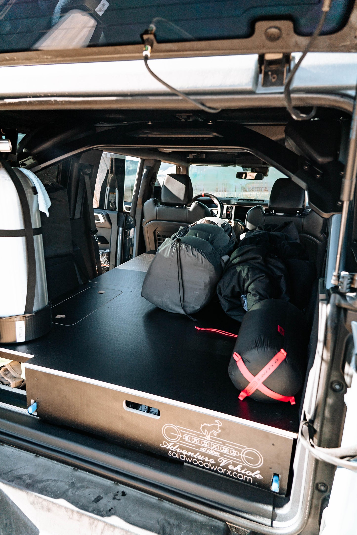 Bronco | Drawer Storage System & Bed Platform | 2021+ Ford Bronco 4-Door Solid Wood Worx