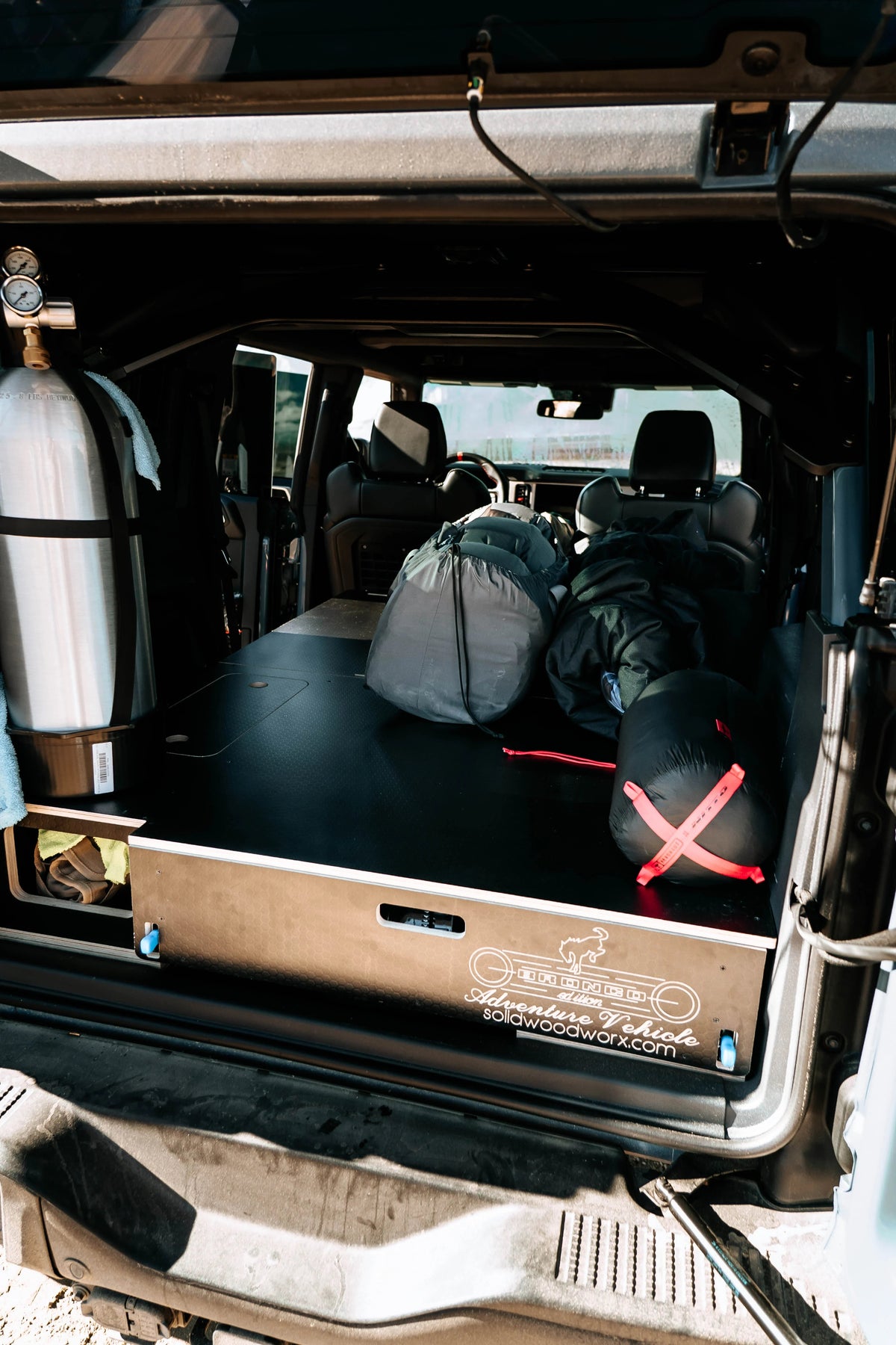 Bronco | Drawer Storage System & Bed Platform | 2021+ Ford Bronco 4-Door Solid Wood Worx