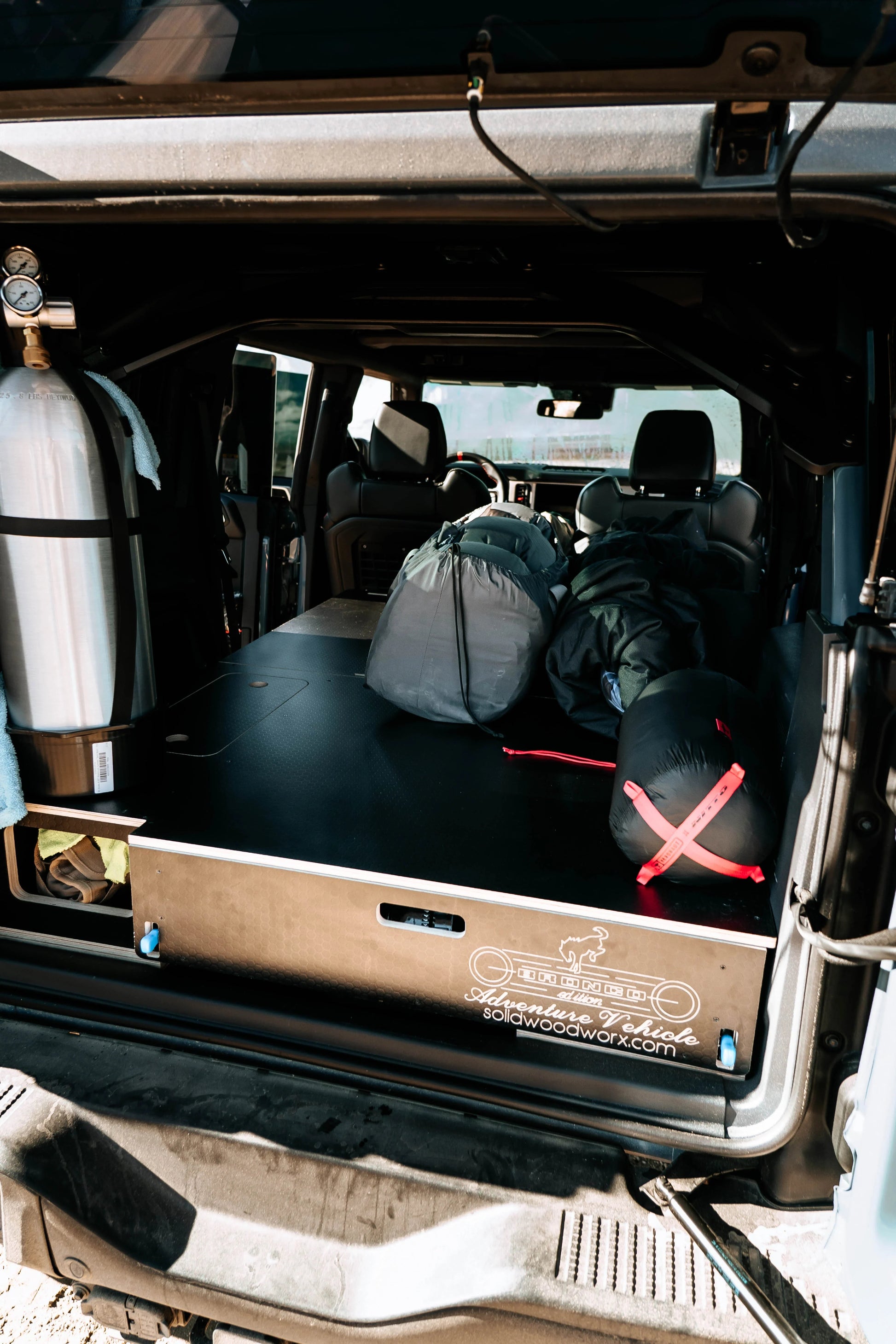 Bronco | Drawer Storage System & Bed Platform | 2021+ Ford Bronco 4-Door Solid Wood Worx