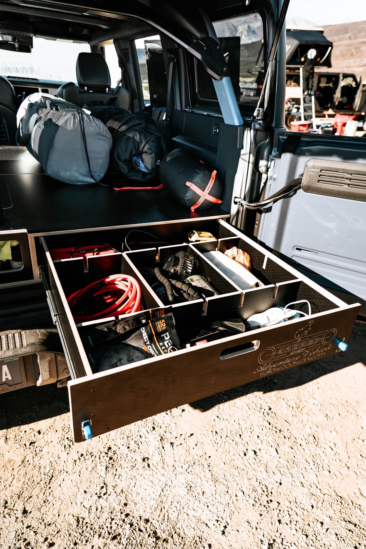 Bronco | Drawer Storage System & Bed Platform | 2021+ Ford Bronco 4-Door Solid Wood Worx