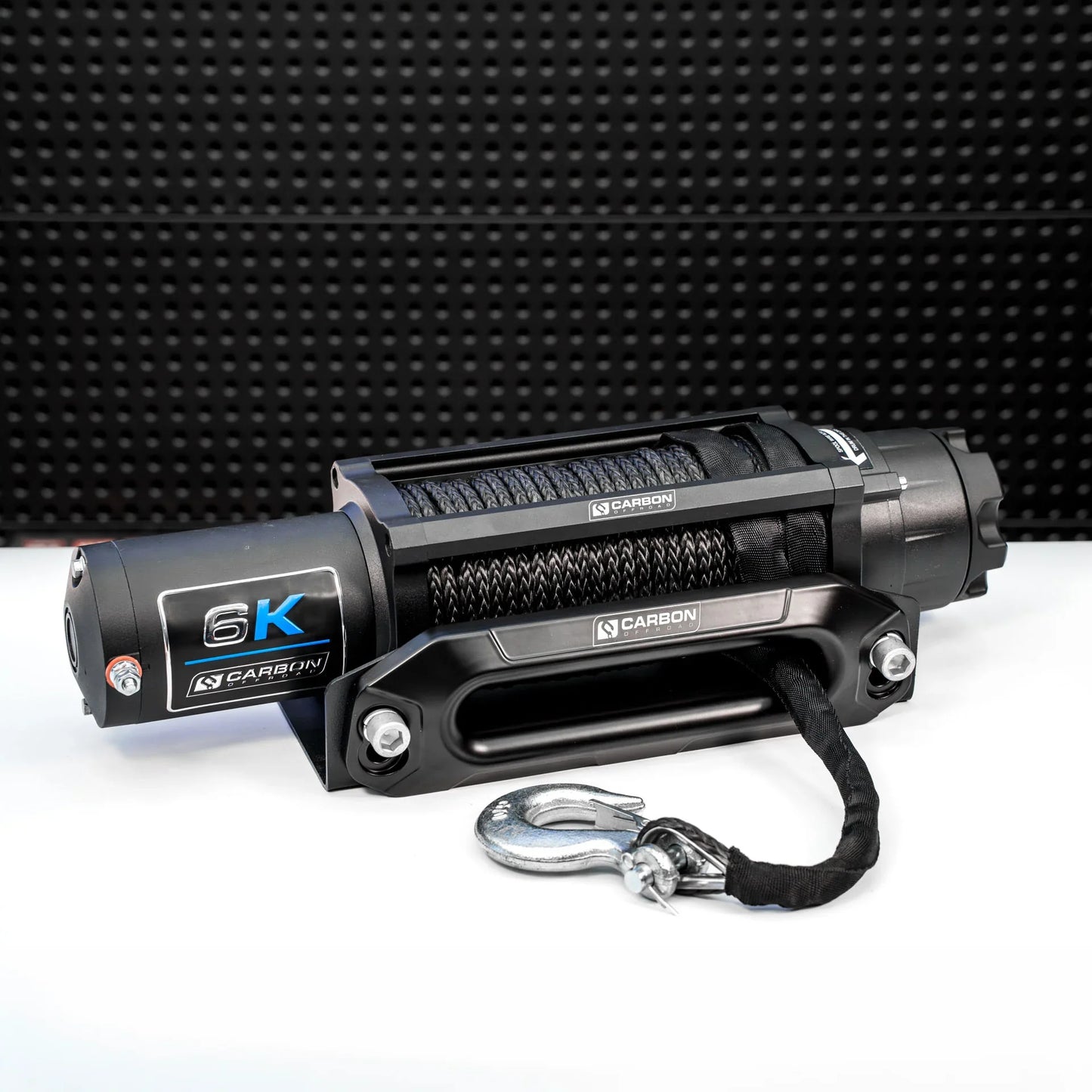 Carbon Offroad Long Drum 6000lb ATV/Small 4X4 Winch Carbon Offroad USA
