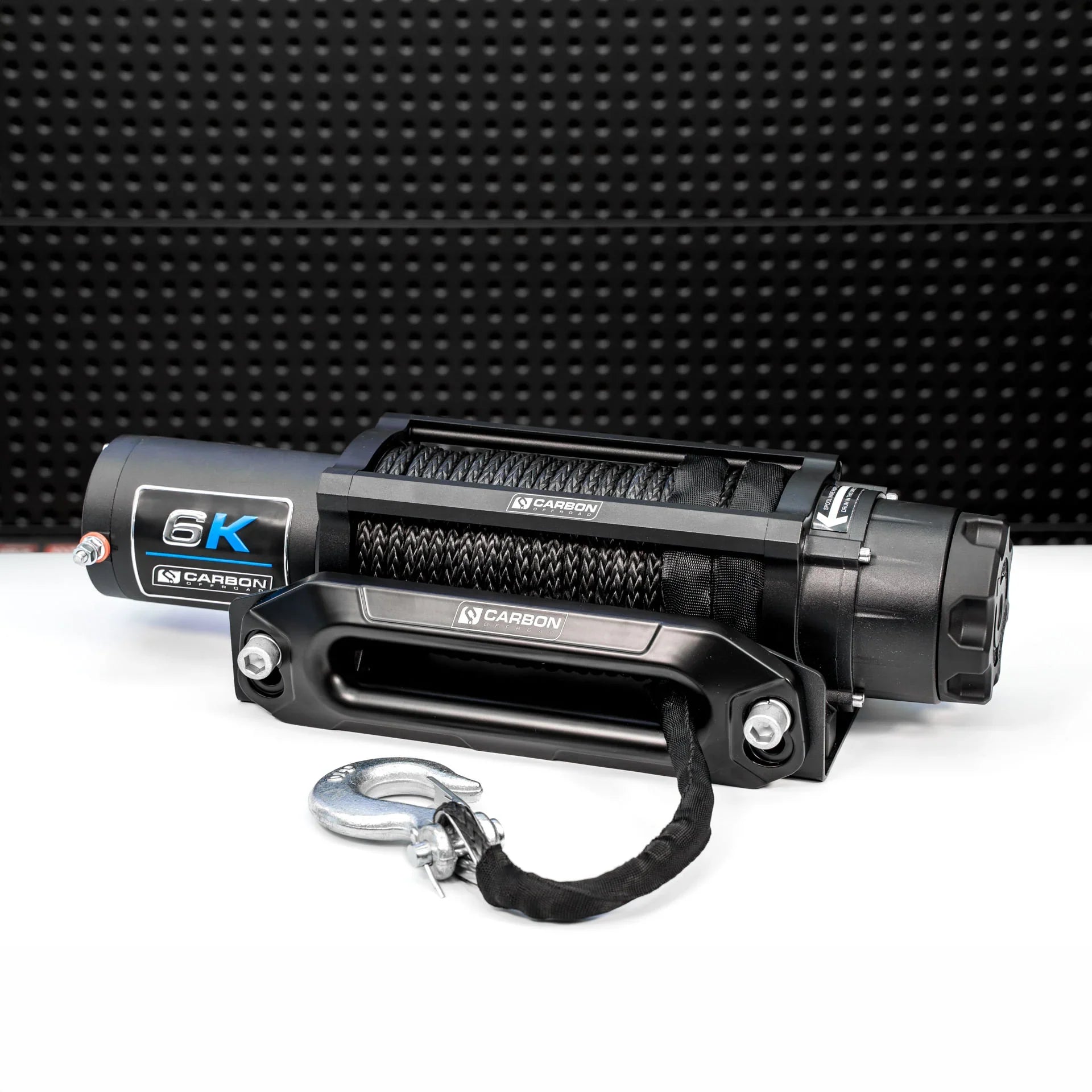 Carbon Offroad Long Drum 6000lb ATV/Small 4X4 Winch Carbon Offroad USA