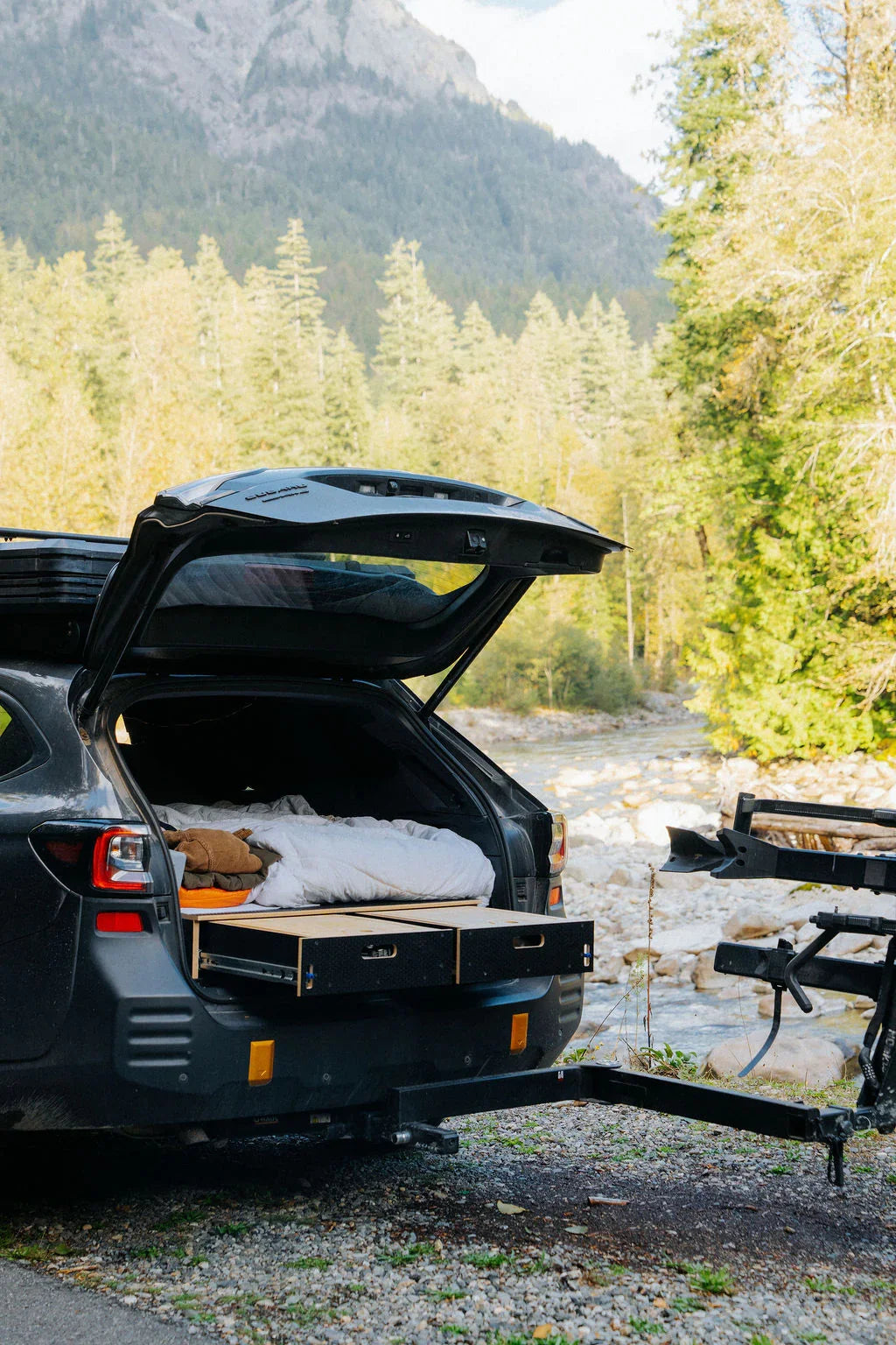 Outback | Dual Drawer Storage System & Bed Platform | 2020+ Subaru Solid Wood Worx