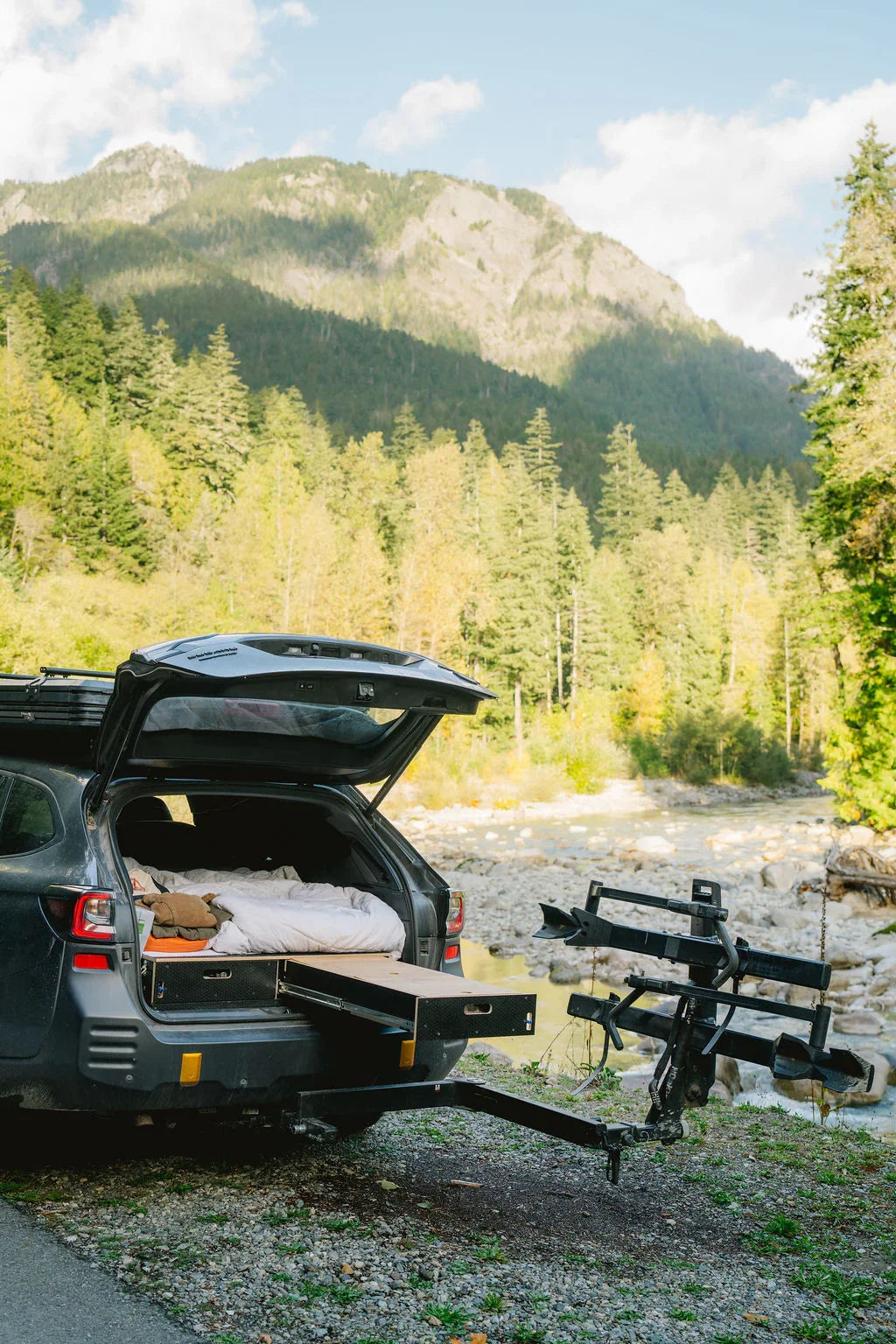 Outback | Dual Drawer Storage System & Bed Platform | 2020+ Subaru Solid Wood Worx