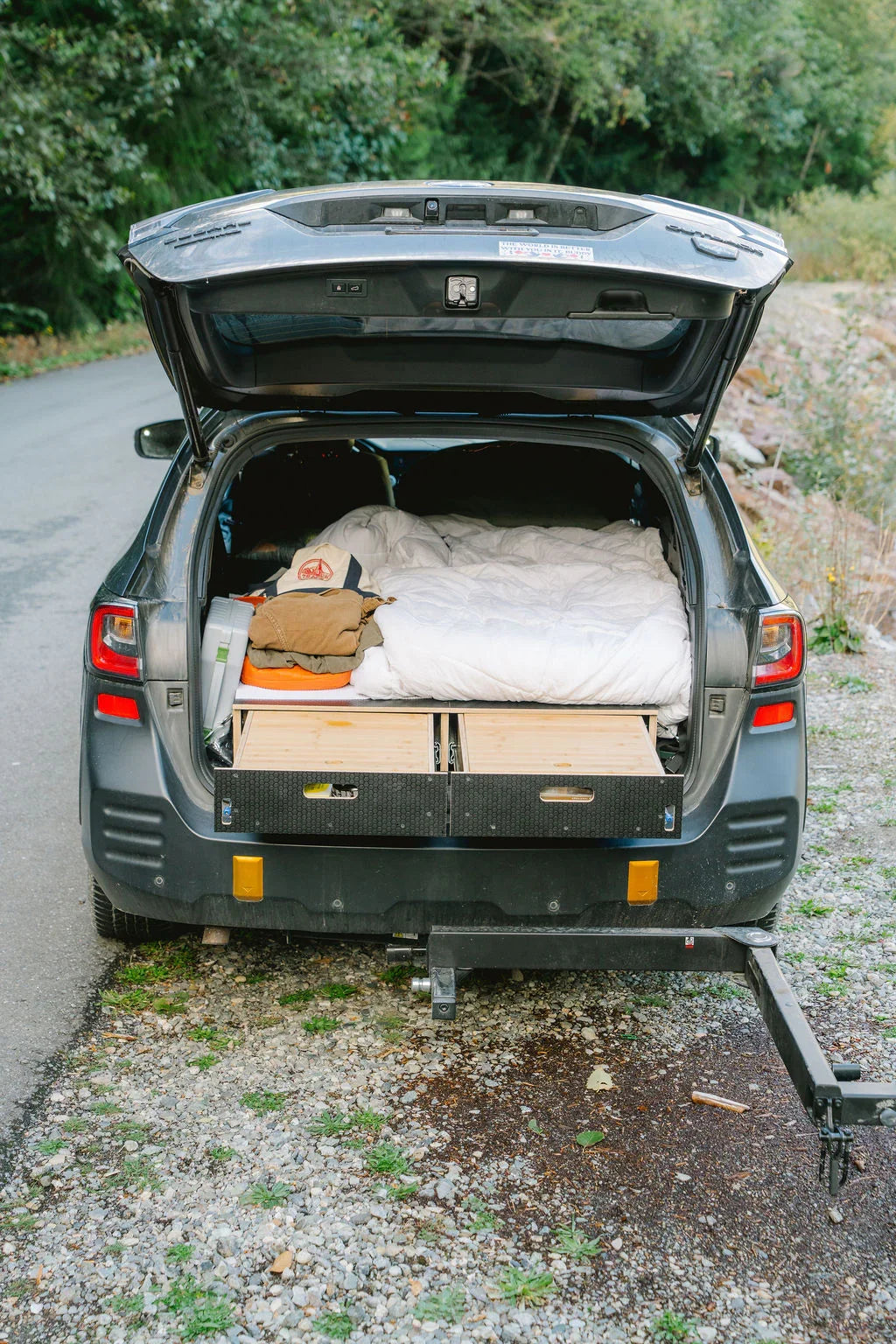 Outback | Dual Drawer Storage System & Bed Platform | 2020+ Subaru Solid Wood Worx