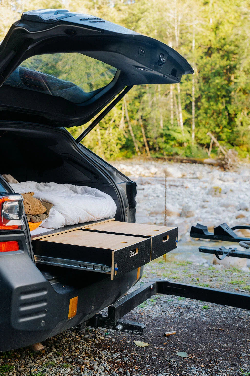 Outback | Dual Drawer Storage System & Bed Platform | 2020+ Subaru Solid Wood Worx
