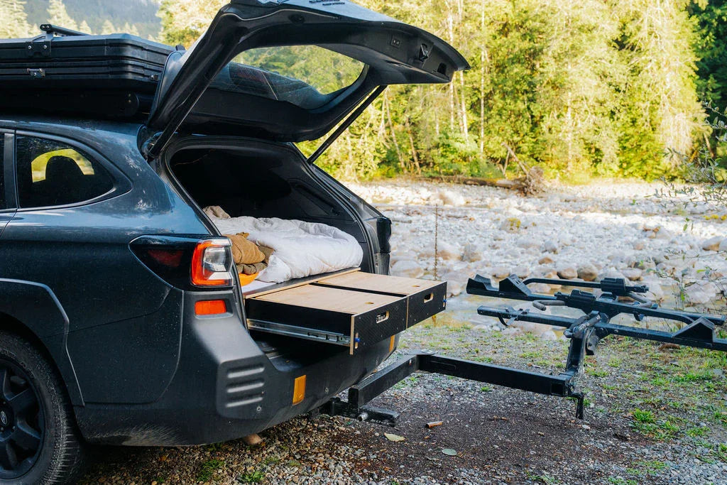 Outback | Dual Drawer Storage System & Bed Platform | 2020+ Subaru Solid Wood Worx