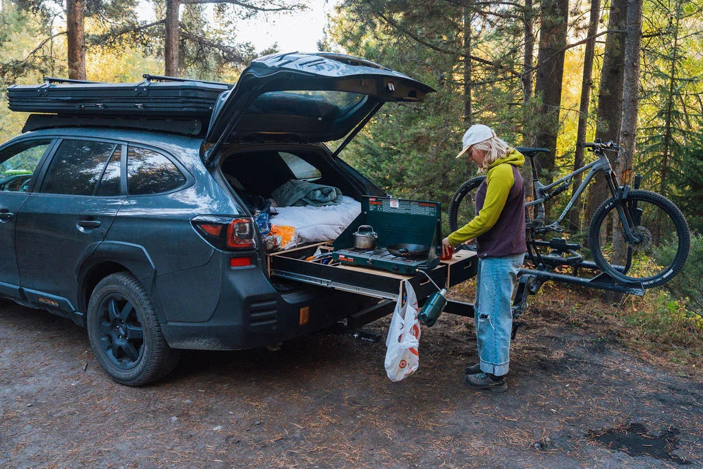 Outback | Dual Drawer Storage System & Bed Platform | 2020+ Subaru Solid Wood Worx
