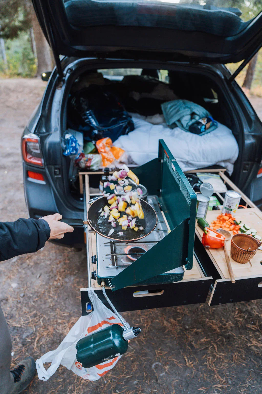 Outback | Dual Drawer Storage System & Bed Platform | 2020+ Subaru Solid Wood Worx