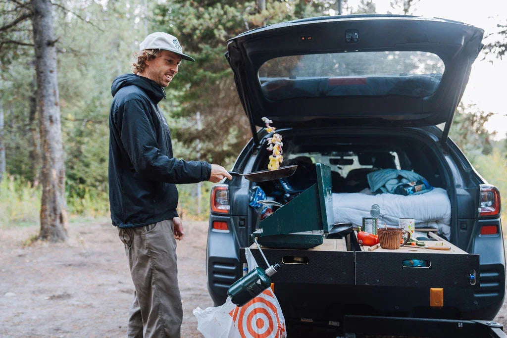 Outback | Dual Drawer Storage System & Bed Platform | 2020+ Subaru Solid Wood Worx