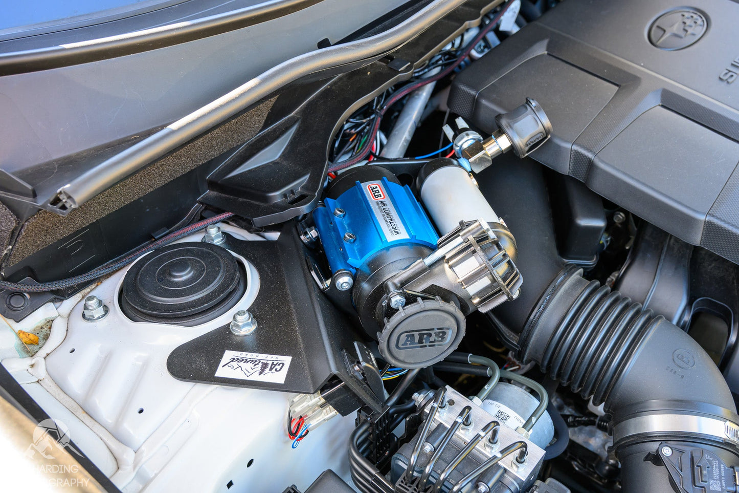 CAtuned Off-Road 2025 Subaru Forester ARB Compact Air Compressor with Mount and Air Fitting Kit
