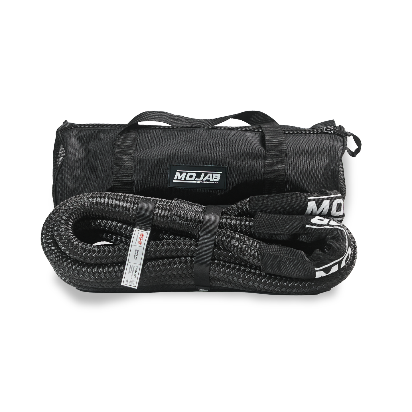 1” x 30' Kinetic rope with storage bag (Lifetime Warranty) MOJAB OFFROAD