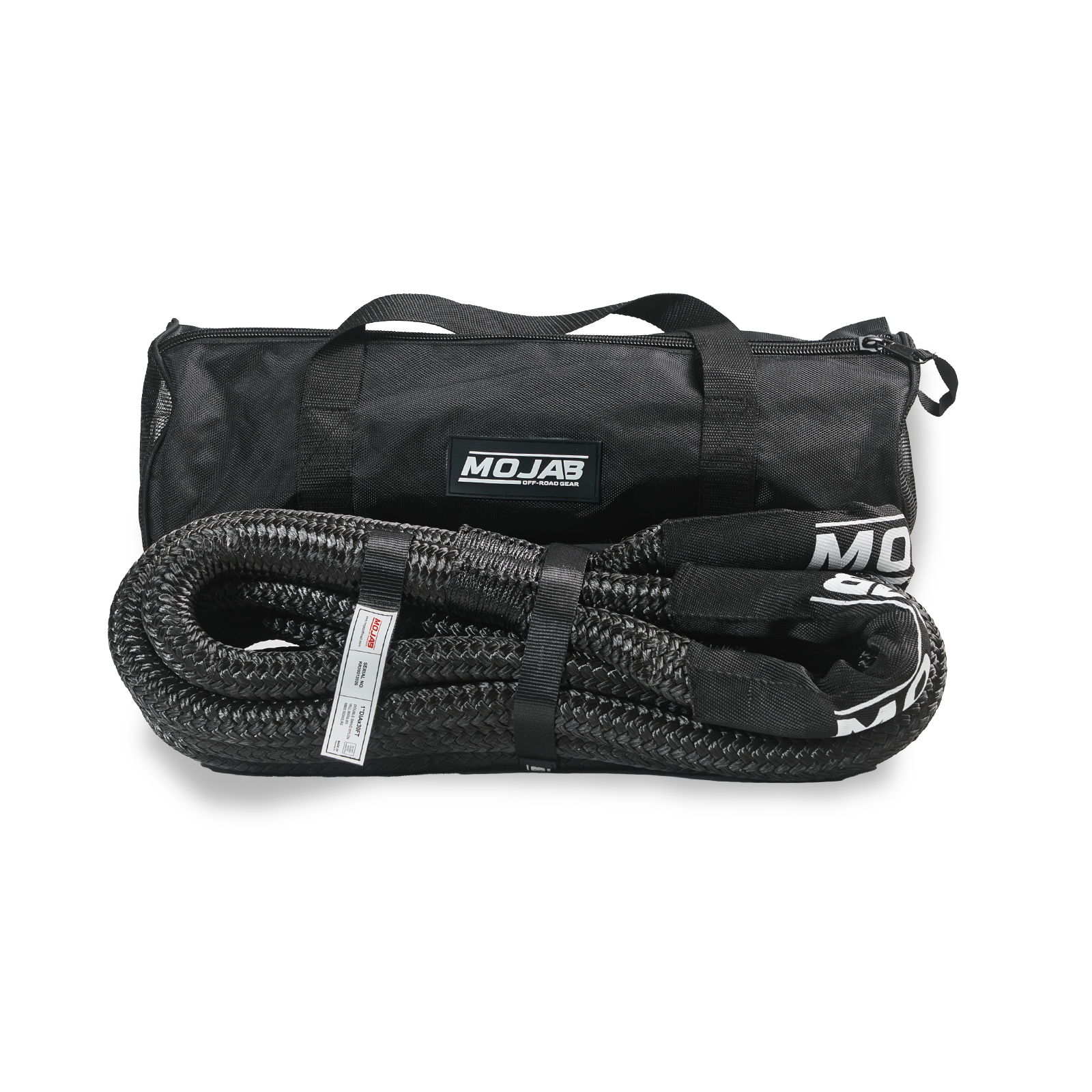 1” x 30' Kinetic rope with storage bag (Lifetime Warranty) MOJAB OFFROAD