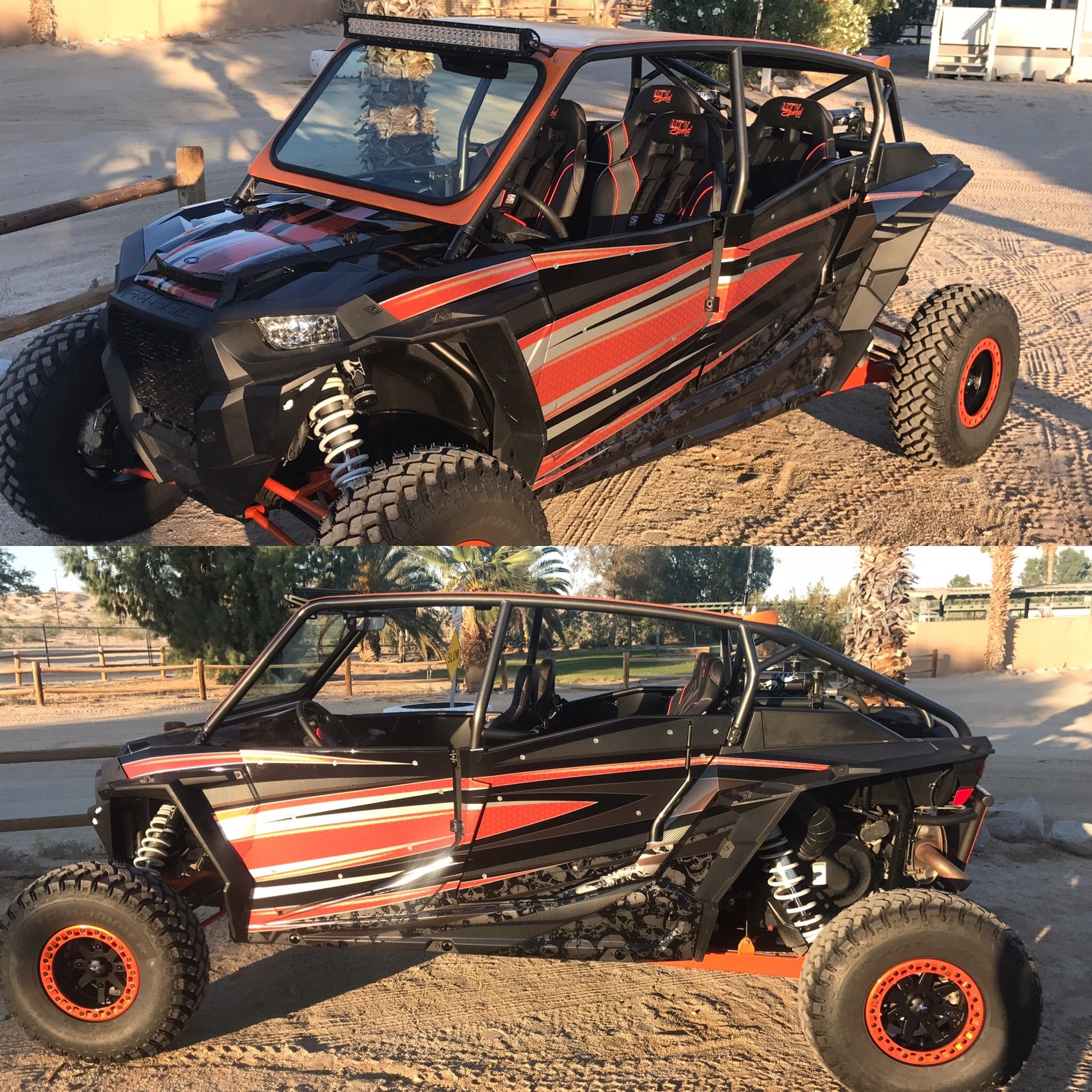 2014-2023 Polaris RZR 4DR Fastback Cage UTV SPEED