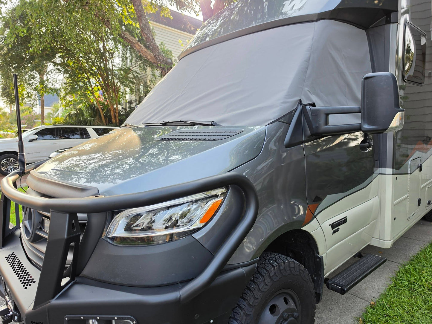 Van Outer Windshield Cover - Revel - Storyteller - Jayco - EKKO Overland Gear Guy