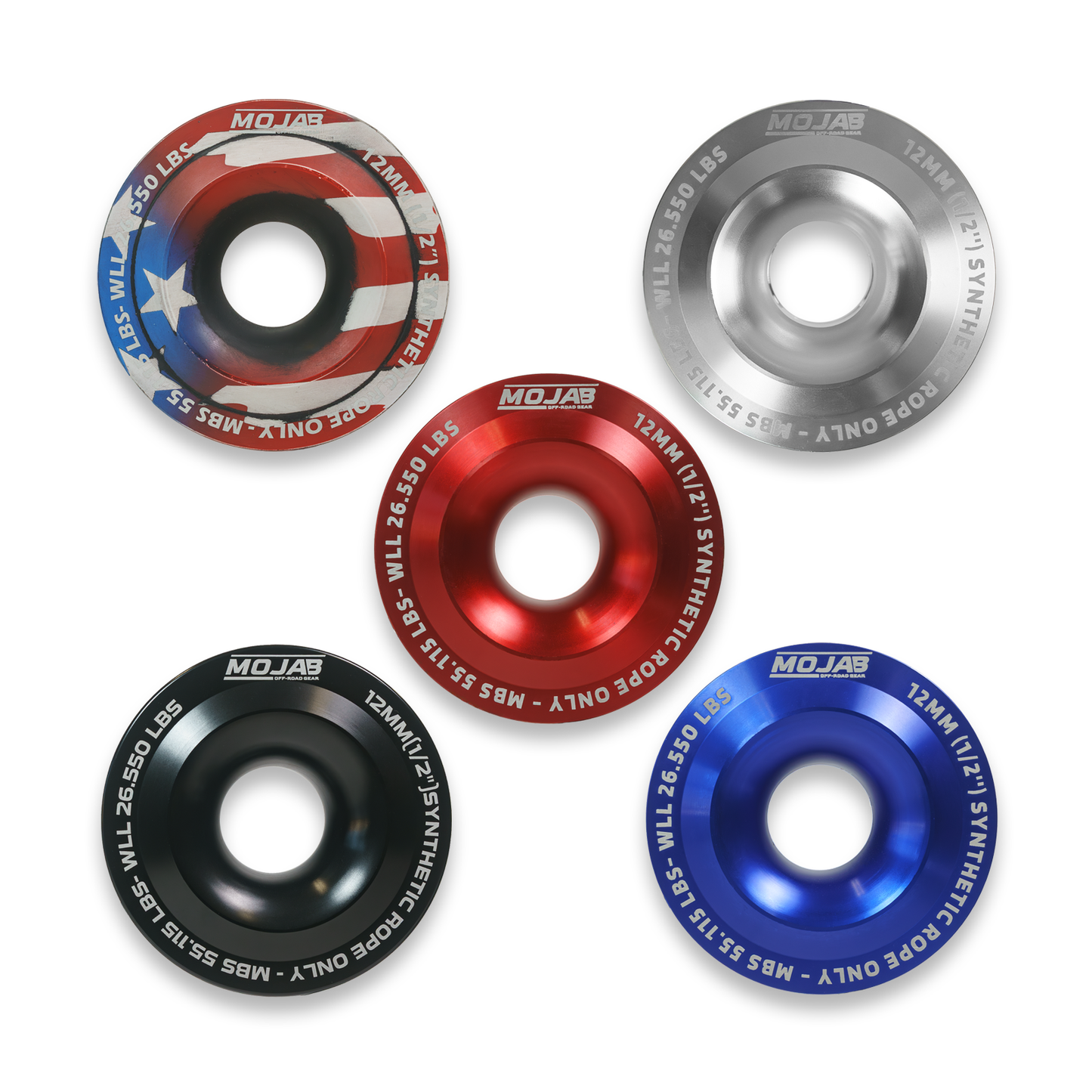 XL Snatch ring (diameter 4.7'') LIFETIME WARRANTY* MOJAB OFFROAD