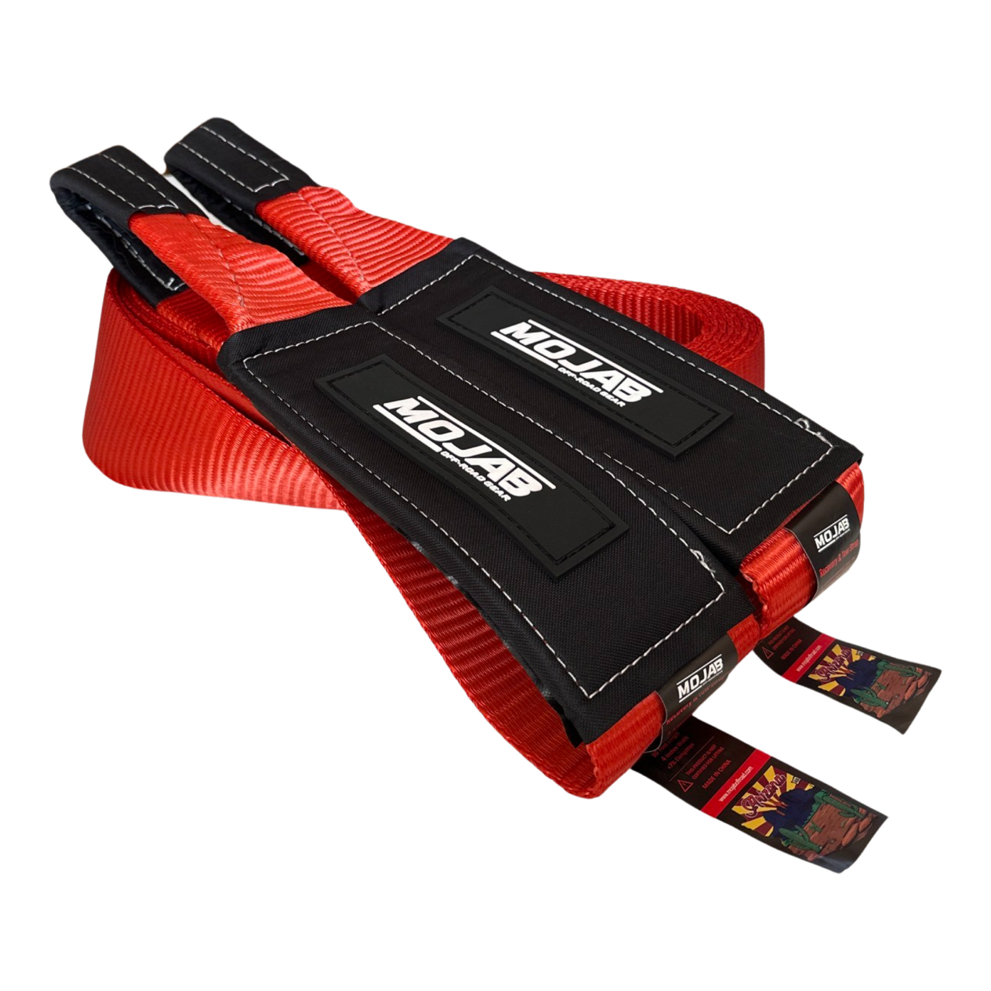4'' x 30' Tow Strap / Winch Strap (Lifetime Warranty) MOJAB OFFROAD