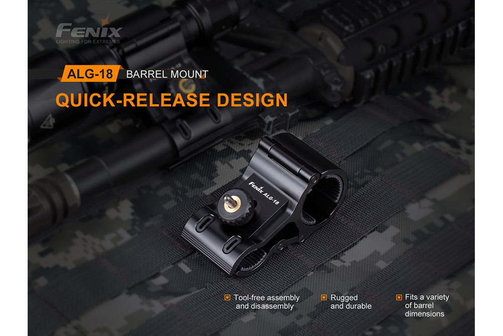 Fenix ALG-18 Flashlight Barrel Mount