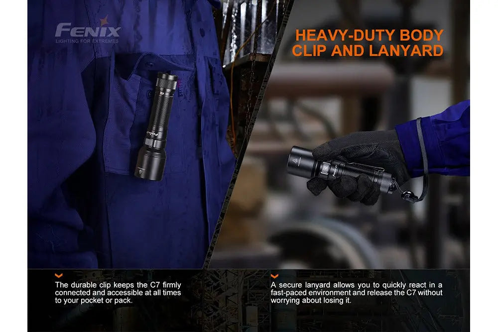 Fenix C7 High-performance Rechargeable LED Flashlight - 3000 Lumens Fenix Store