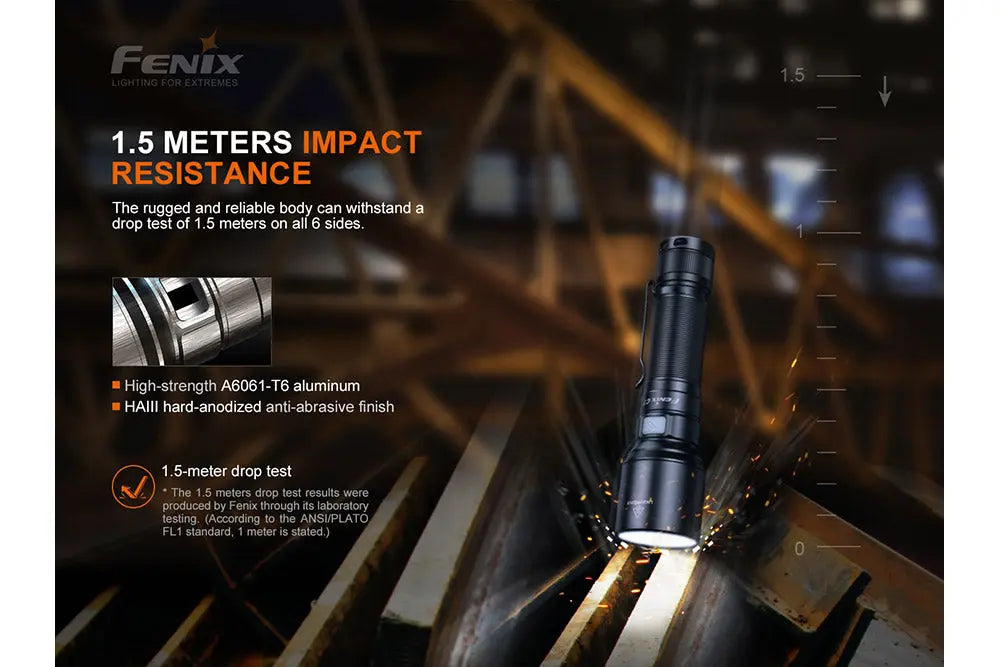 Fenix C7 High-performance Rechargeable LED Flashlight - 3000 Lumens Fenix Store