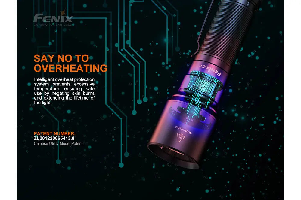 Fenix C7 High-performance Rechargeable LED Flashlight - 3000 Lumens Fenix Store