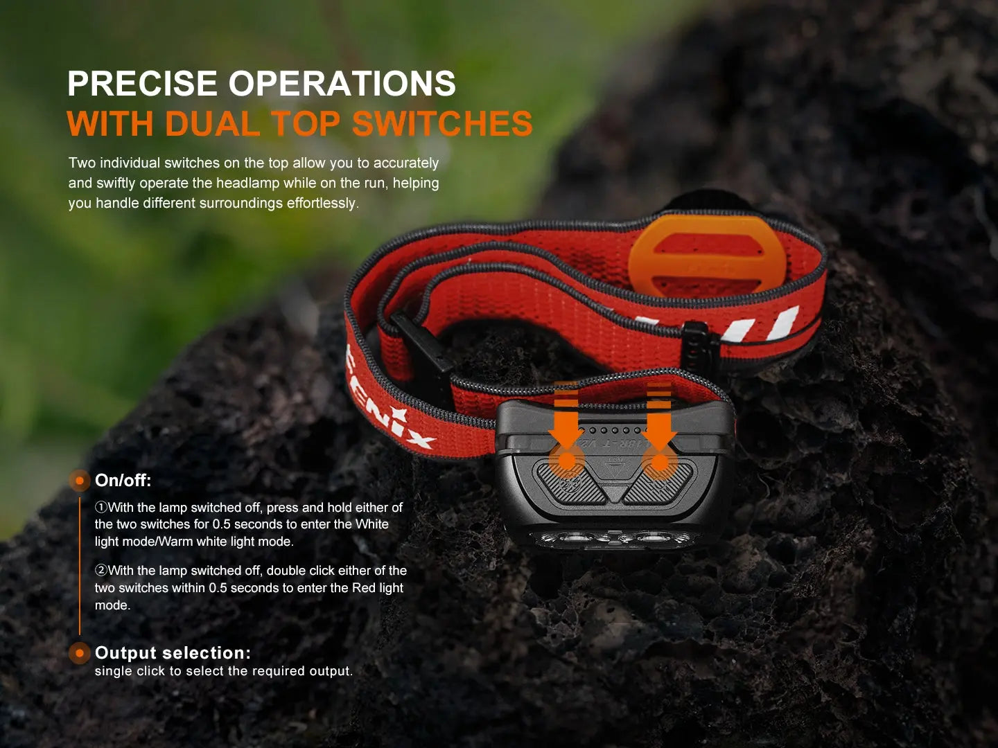 Fenix HL18R-T V2 Lightweight Trail Running Headlamp Fenix Store