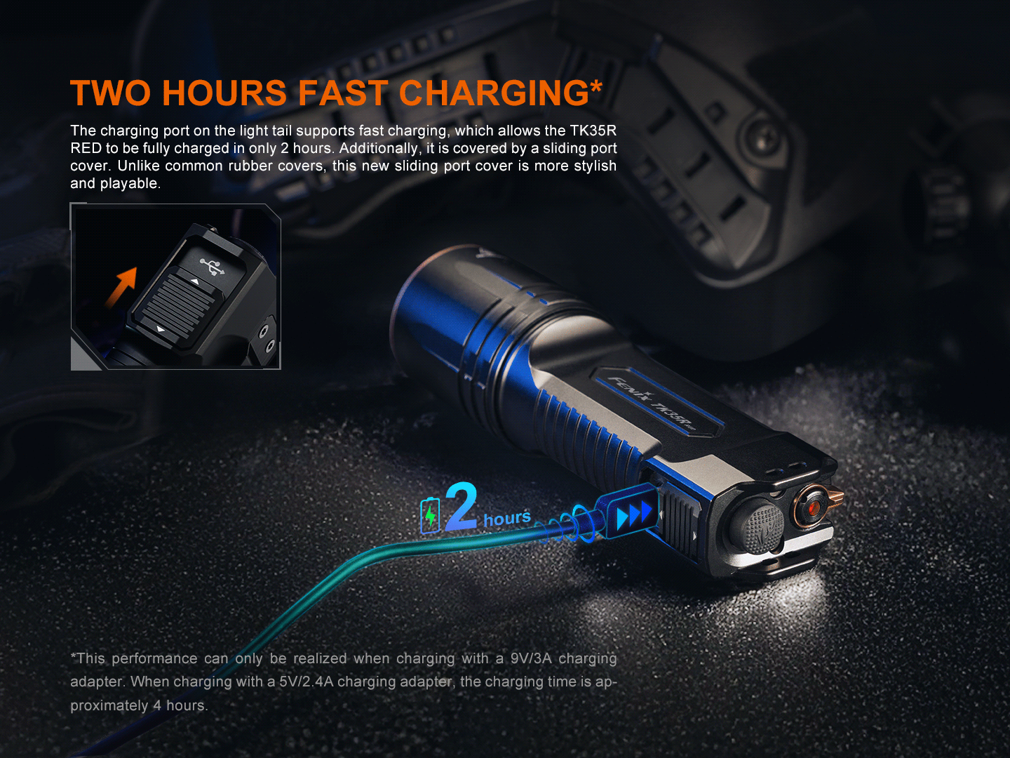 Fenix TK35R Rechargeable High-Performance Tactical Flashlight Fenix Store